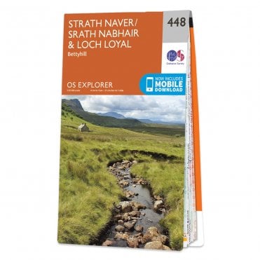 Ordnance Survey Explorer map 448 - Strath Naver & Loch Loyal