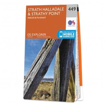 Ordnance Survey Explorer map 449 - Strath Halladale & Strathy Point