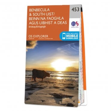 Ordnance Survey Explorer map 453 - Benbecula & South Uist