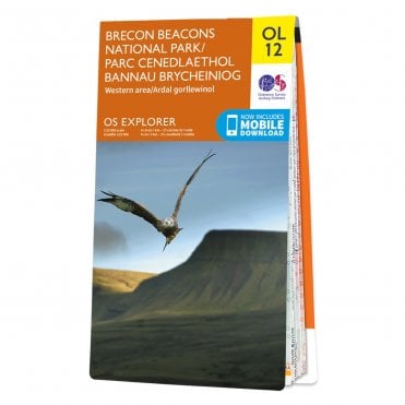 Ordnance Survey Explorer map OL12 - Brecon Beacons National Park (Western Area)