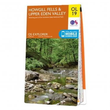 Ordnance Survey Explorer map OL19 - Howgill Fells and Upper Eden Valley