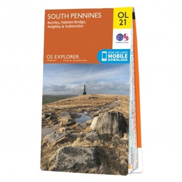 Ordnance Survey Explorer map OL21 - South Pennines