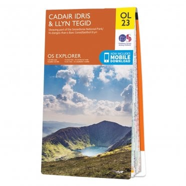 Ordnance Survey Explorer map OL23 - Cadair Idris & Bala Lake
