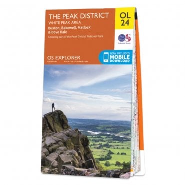 Ordnance Survey Explorer map OL24 - The Peak District - White Peak Area