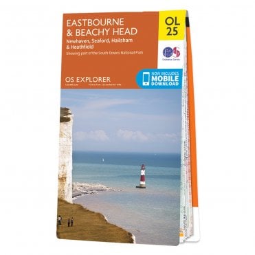Ordnance Survey Explorer map OL25 - Eastbourne & Beachy Head