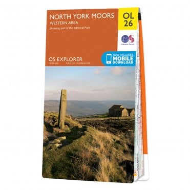 Ordnance Survey Explorer map OL26 - North York Moors - Western area