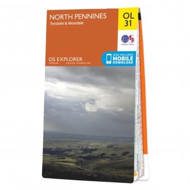 Ordnance Survey Explorer map OL31 - North Pennines