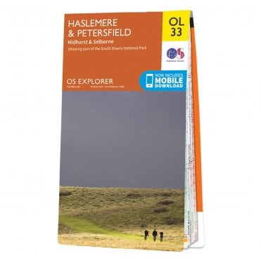 Ordnance Survey Explorer map OL33 - Haslemere & Petersfield