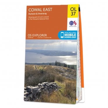 Ordnance Survey Explorer map OL37 - Cowal East