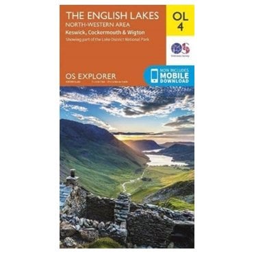 Ordnance Survey Explorer map OL4 - The Lake District: North-western area