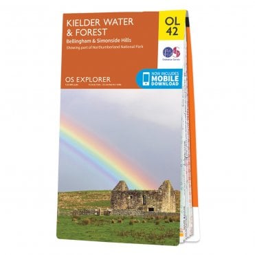 Ordnance Survey Explorer map OL42 - Kielder Water & Forest