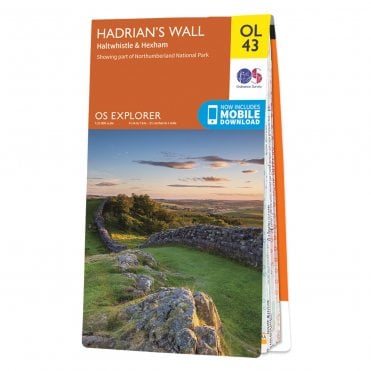 Ordnance Survey Explorer map OL43 - Hadrians Wall