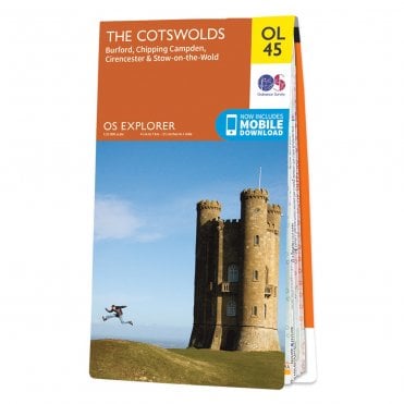 Ordnance Survey Explorer map OL45 - The Cotswolds