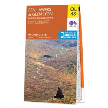 Ordnance Survey Explorer map OL48 - Ben Lawers & Glen Lyon