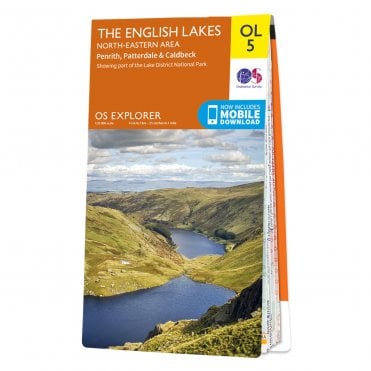 Ordnance Survey Explorer map OL5 - The Lake District: North-eastern area