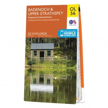 Ordnance Survey Explorer map OL56 - Badenoch & Upper Strathspey