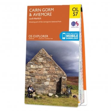 Ordnance Survey Explorer map OL57 - Cairn Gorm & Aviemore