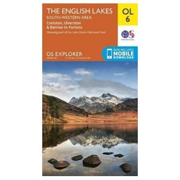 Ordnance Survey Explorer map OL6 - The Lake District: South-western area