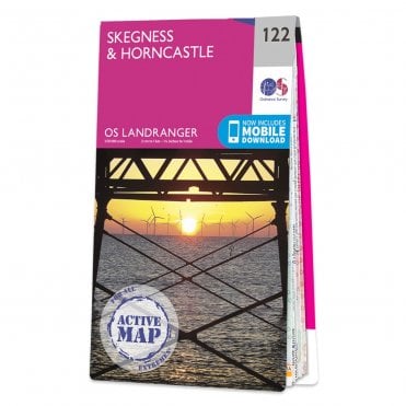 Ordnance Survey Landranger Active map 122 - Skegness & Horncastle (Waterproof)