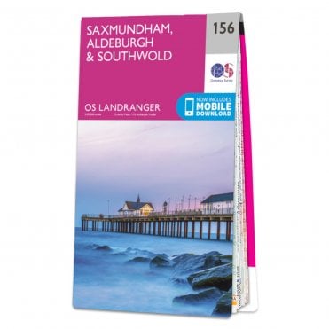 Ordnance Survey Landranger Active map 156 - Saxmundham, Aldeburgh & Southwold (Waterproof)