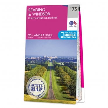 Ordnance Survey Landranger Active map 175 - Reading & Windsor (Waterproof)