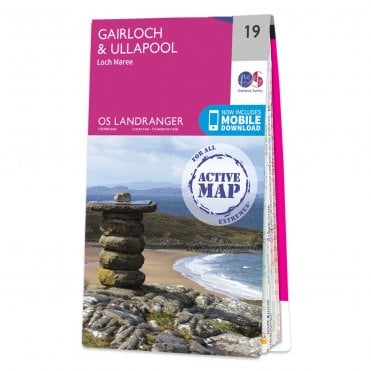Ordnance Survey Landranger Active map 19 - Gairloch & Ullapool (Waterproof)