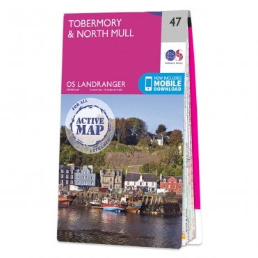 Ordnance Survey Landranger Active map 47 - Tobermory & North Mull (Waterproof)