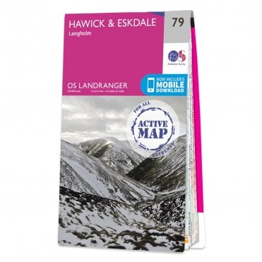Ordnance Survey Landranger Active map 79 - Hawick & Eskdale (Waterproof)