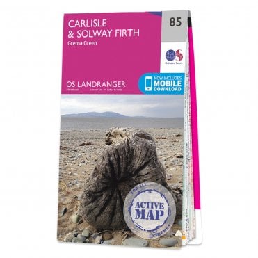 Ordnance Survey Landranger Active map 85 - Carlisle & Solway Firth (Waterproof)