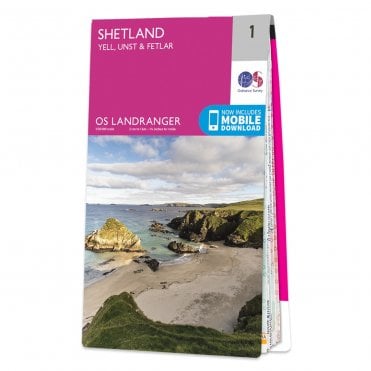 Ordnance Survey Landranger map 1 - Shetland