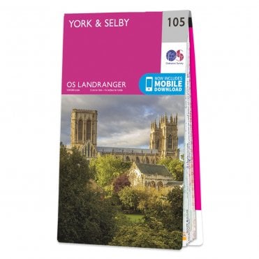 Ordnance Survey Landranger map 105 - York & Selby