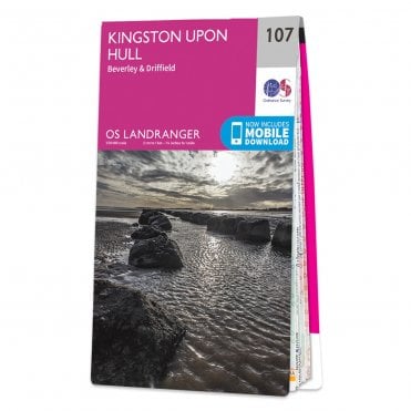 Ordnance Survey Landranger map 107 - Kingston upon Hull