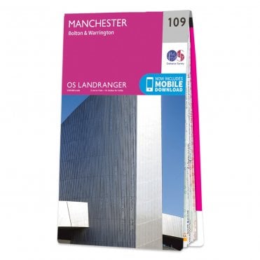 Ordnance Survey Landranger map 109 - Manchester