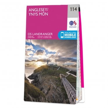 Ordnance Survey Landranger map 114 - Anglesey
