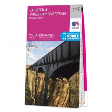 Ordnance Survey Landranger map 117 - Chester & Wrexham