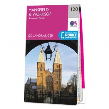 Ordnance Survey Landranger map 120 - Mansfield & Worksop