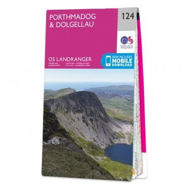 Ordnance Survey Landranger map 124 - Porthmadog & Dolgellau