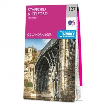 Ordnance Survey Landranger map 127 - Stafford & Telford