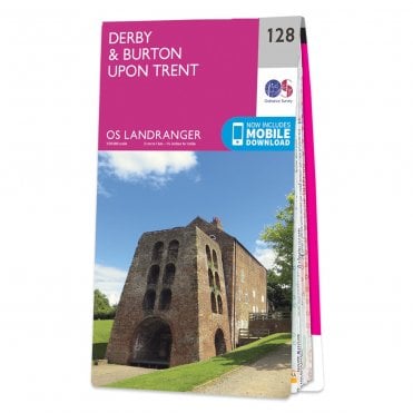 Ordnance Survey Landranger map 128 - Derby & Burton upon Trent