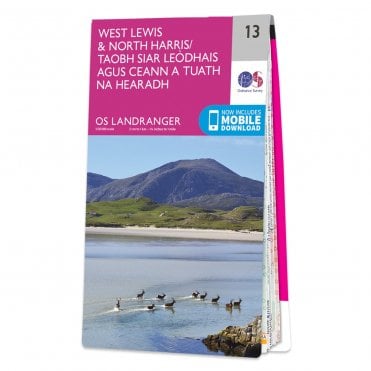 Ordnance Survey Landranger map 13 - West Lewis & North Harris