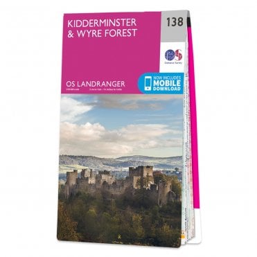 Ordnance Survey Landranger map 138 - Kidderminster & Wyre Forest