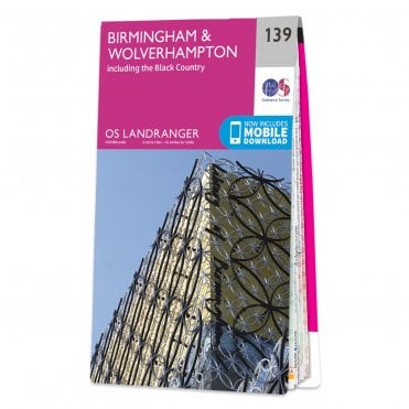 Ordnance Survey Landranger map 139 - Birmingham & Wolverhampton