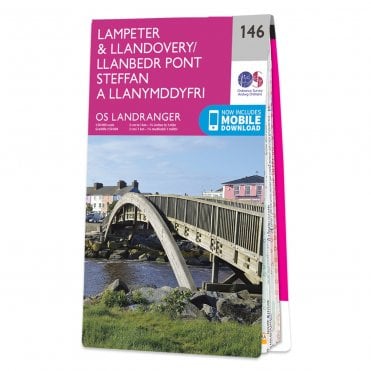 Ordnance Survey Landranger map 146 - Lampeter & Llandovery