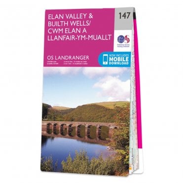 Ordnance Survey Landranger map 147 - Elan Valley & Builth Wells