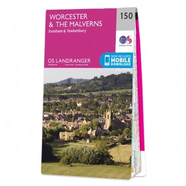 Ordnance Survey Landranger map 150 - Worcester & The Malverns