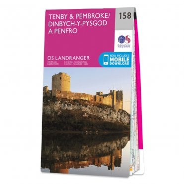 Ordnance Survey Landranger map 158 - Tenby & Pembroke