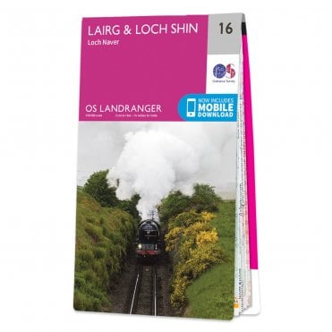 Ordnance Survey Landranger map 16 - Lairg & Loch Shin