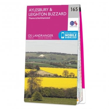 Ordnance Survey Landranger map 165 - Aylesbury & Leighton Buzzard