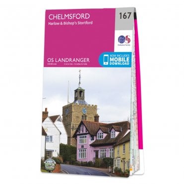 Ordnance Survey Landranger map 167 - Chelmsford