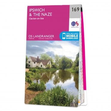 Ordnance Survey Landranger map 169 - Ipswich & The Naze